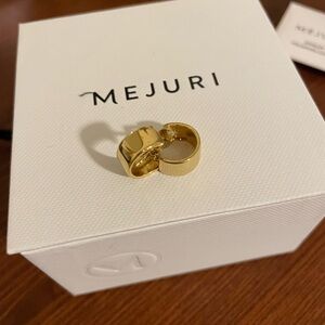 Mejuri Gold Vermeil Daily Huggie Hoops